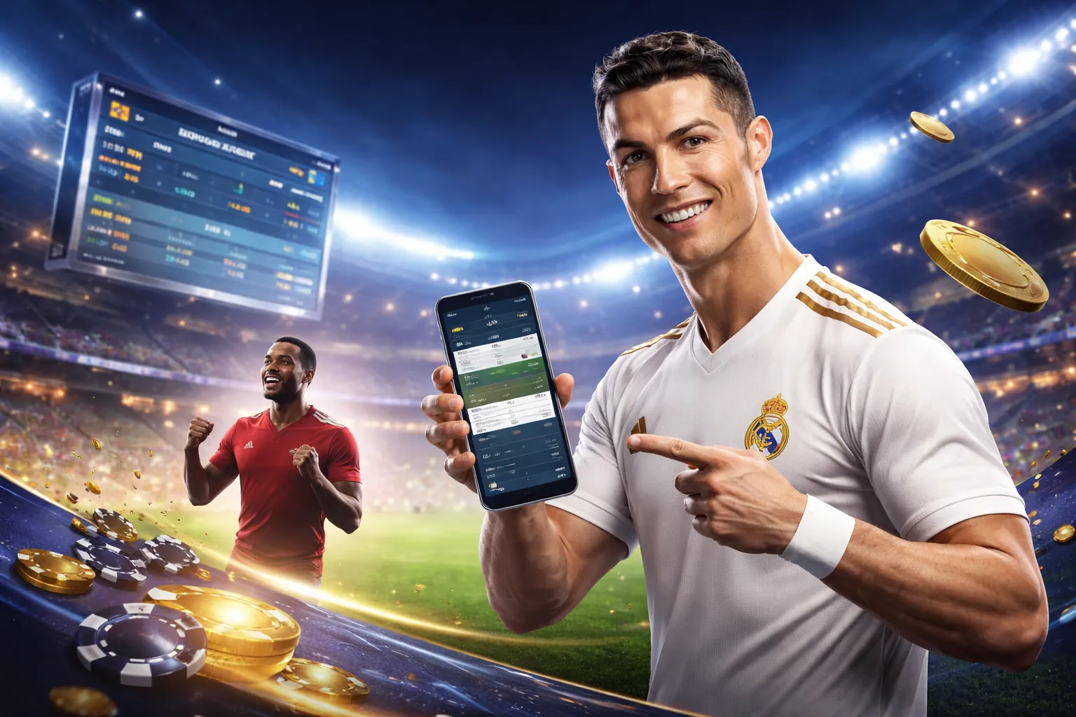 Sân vận động với trận đấu thể thao sôi động tại 13win12